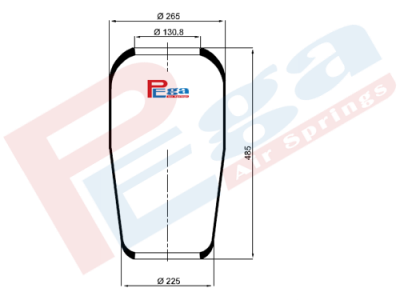 P10.1421.R Пневморессора чулок . (Pega P10.1421.R Пневморессора чулок .)